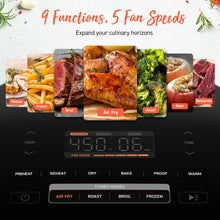 Load image into Gallery viewer, COSORI Air Fryer 9-in-1, Compact & Large 6-Qt, Fast Turbo Modes, 90-450°F Evenly Results with Precise Temperature Control, 95% Less Oil, Roast, Bake, Dry, Reheat, Frozen, Broil, Proof, Grey