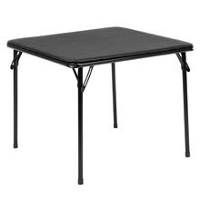 Load image into Gallery viewer, Flash Furniture Mindy Folding Kids Table with Vinyl Padded Top, Children's Square Activity Table for Daycare and Classrooms, Black