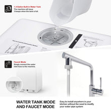 Load image into Gallery viewer, NOVETE Portable Countertop Dishwashers, Compact Dishwashers with 5 L Built-in Water Tank & Inlet Hose, 5 Washing Programs, Baby Care, Air-Dry Function and LED Light for Small Apartments