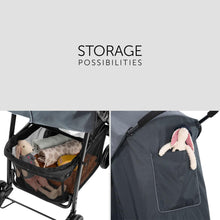 Load image into Gallery viewer, hauck Lightweight and Compact Travel Baby/Toddler Foldable Stroller, Sport, Charcoal/Stone
