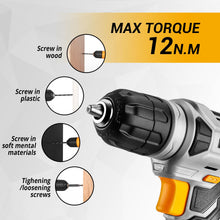 Load image into Gallery viewer, DEKOPRO Tool Set:Tool Kit with 8V Cordless Drill,Tool Box with Drill,Hand Drill Set for Men & Women,Home Tool Kits for House Repair,Handyman,DIY 126 Piece