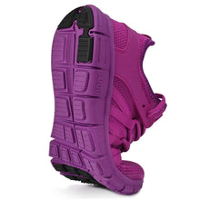 Load image into Gallery viewer, INZCOU Running Shoes Lightweight Tennis Shoes Non Slip Gym Workout Shoes Breathable Mesh Walking Sneakers Purple 8women / 7men