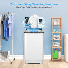 Load image into Gallery viewer, 17.8Lbs Portable Washing Machine Nictemaw Portable Washer, 2.3 Cu.ft Washer and Dryer Combo with Drain Pump, 10 Programs 8 Water Level Compact Laundry Washer for Home, Apartment, RV, Dorms