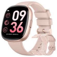 Load image into Gallery viewer, Smart Watches for Women Men with Call: Fitness Trackers with 24-Hour Heart Rate SpO2 Sleep Monitor 5ATM Waterproof 120+ Sport Mode Watches for Women gift Compatible with iPhone Android Phones(3 Bands)