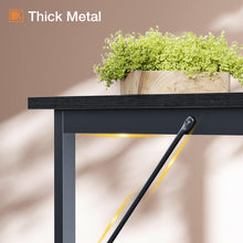 Load image into Gallery viewer, ODK Computer Desk Large Office Desk, 55 Inch Gaming Desk with Storage, Modern PC Desk Work Table with Headphone Hook for Home Office, Black