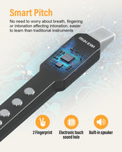 Load image into Gallery viewer, KONIX Digital Wind Instrument, DC02 Pro Electronic Wind Instrument Set with Removable Nozzle and Rechargeable Battery, Built-in 10 Musical Instrument Tones, Black