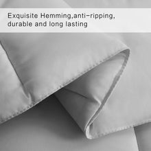 Load image into Gallery viewer, COHOME Premium 2100 Series All Season King Size Comforter - Winter Warm Down Alternative Comforter - Quilted Duvet Insert with Corner Tabs - Luxury Soft Hotel Comforter - Reversible - Light Grey