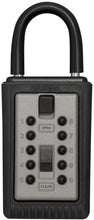 Load image into Gallery viewer, Kidde AccessPoint 001166 KeySafe 3-Key Portable Push Button Key Safe Box, Titanium Gray