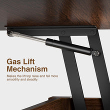 Load image into Gallery viewer, Rolanstar Coffee Table Lift Top, Multi-Function Convertible Coffee Table with Drawers and Hidden Compartment, Coffee Table Converts to Dining Table for Living Room, Home Office,Espresso