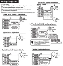 Load image into Gallery viewer, Suuwer Non-Programmable Thermostats for Home 1 Heat/1 Cool Conventional Single-Stage Systems
