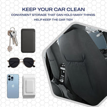 Load image into Gallery viewer, Skechers Memory Foam™ Leather Car Seat Covers, Air Cool Mesh Thick Seat Covers, Black Two Front Seat Covers, Airbag Compatible, Automotive Comfort & Protection for Most Cars, Vans, Trucks, SUV (Black)