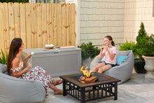 Load image into Gallery viewer, Rubbermaid Extra Large Resin Outdoor Storage Deck Box (134 Gal), Weather Resistant, Gray, Deck Organization for Home/Backyard/Pool Chemicals/Toys/Garden Tools/Porch/Patio Cushions