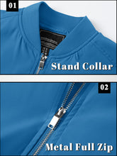 Load image into Gallery viewer, TACVASEN Men's Jacket Lightweight Bomber Men's Jacket Jackets Men's Casual Jacket Outdoor Windbreaker Lightweight Bomber Jackets