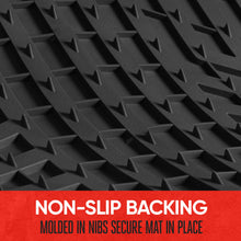 Load image into Gallery viewer, Motor Trend FlexToughXL Floor Mats for Cars Full Set, All-Weather Rubber Automotive Floor Mats, Waterproof Heavy Duty Car Mats, Flexible Floor Liners for Car Truck Van SUV, Car Floor Mats (Black)