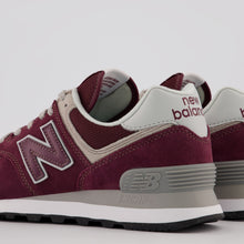 Load image into Gallery viewer, New Balance Women's 574 Core Sneaker, Burgundy/White, 5
