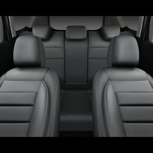 Load image into Gallery viewer, CAR PASS Leather Seat Covers Full Set Universal Water Resistant 3D Foam Back Support, Luxury Comfort Automotive 5 Seat Covers All Season Fit for SUV,Sedan,Van, Airbag Compatible Elegance (Gray)