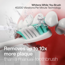 Load image into Gallery viewer, Aquasonic Vibe Series Ultra-Whitening Toothbrush – ADA Accepted Electric Toothbrush - 8 Brush Heads & Travel Case – 40,000 VPM Motor & Wireless Charging - 4 Modes w Smart Timer – Satin Rose Gold