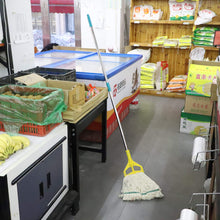 Load image into Gallery viewer, OFO Loop-End String Wet Mop, Heavy Duty Commercial Industrial Dust Mop , 67inch Stainless Steel Pole ,2- Pack