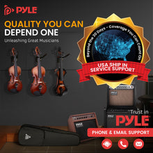 Load image into Gallery viewer, Pyle 1/4 Size Beginner Violin Starter Kit, Violin Starter Package with Travel Case & Bow, Extra Strings, Digital Tuner, Shoulder Rest & Cleaning Cloth for Students, Kids, Adults
