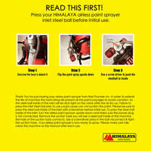 Load image into Gallery viewer, Himalaya High Pressure Airless Paint Sprayer - 3000PSI, 5/8HP, 650W Power Painter, Ideal for Home Interior, Exterior, Commercial Use, and DIY Handyman-Professional Contractor Grade Spray Paint Machine