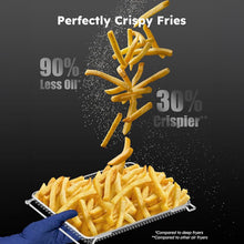 Load image into Gallery viewer, Nuwave Bravo Air Fryer Toaster Smart Oven, 12-in-1 Countertop Convection, 1800 Watts, 21-Qt Capacity, 50°-450°F Temp Controls, Top and Bottom Heater Adjustments 0%-100%, PFAS Free, Stainless Steel