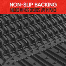 Load image into Gallery viewer, Motor Trend 943-BK FlexTough Defender Car Floor Mats -Next Generation Deep Dish Heavy Duty Contour Liners for Car SUV Truck & Van-All Weather Protection, Trim to Fit Most Vehicles Black