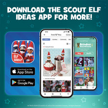 Load image into Gallery viewer, The Elf on the Shelf 24-Day Super Set Official The Elf on the Shelf Ideas for 24 Days of Elf Magic - 80+ Props, MagiFreez Standing Pants and Calendar - for Ages 3 Years and Up Scout Elf Not Included