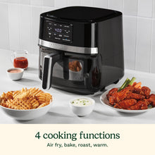 Load image into Gallery viewer, Cuisinart Air Fryer, 4.5-Quart Basket Fryer with 4 Cooking Functions to Air Fry, Roast, Bake, and Keep Warm, 4 Airfryer Presets, Dishwasher-Safe Parts, AIR-160NAS, Stainless Steel & Black