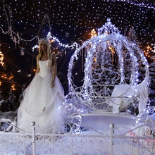 Load image into Gallery viewer, WATERGLIDE 1000 LED Christmas String Lights, 328 FT Green Wire LED Decorative Fairy Lights with Remote & 8 Modes, Waterproof for Outdoor Xmas Holiday Party Garden Wedding Home Decor, Cool White