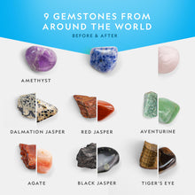 Load image into Gallery viewer, National Geographic Rock Tumbler Kit – Hobby Edition Includes Rough Gemstones, and 4 Polishing Grits, Great STEM Science Kit for Geology Enthusiasts, Rock Polisher for Kids and Adults