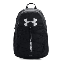 Load image into Gallery viewer, Under Armour Unisex-Adult Hustle Sport Backpack , Black (001)/Silver , One Size Fits All
