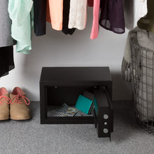 Load image into Gallery viewer, Digital Safe - Electronic Steel Safe with Keypad and Manual Override Keys - Protect Money, Jewelry, Passports - For Home, Business by Stalwart (Black), 12.2" (L) x 7.9" (W) x 7.9" (H)