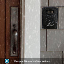 Load image into Gallery viewer, Iron Lock® - XXL Key Lock Box Wall Mount for Keys 4 Digit Combination with Resettable Code with A B Switch Extra Large lockbox Indoor Outdoor Waterproof Big Key Lock Box House Spare Keys Hide a Key