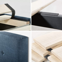 Load image into Gallery viewer, ZINUS Omkaram Upholstered Platform Bed Frame, Mattress Foundation, Wood Slat Support, No Box Spring Needed, Easy Assembly, Queen