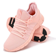 Load image into Gallery viewer, INZCOU Running Shoes Lightweight Tennis Shoes Non Slip Gym Workout Shoes Breathable Mesh Walking Sneakers Pink 8women / 7men