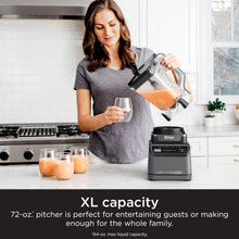 Load image into Gallery viewer, Ninja Professional Blender | Smoothie Blender, Drink Mixer, Grinder, Ice Crusher | Total Crushing™ Technology, Auto-iQ™ Smart Presets, Professional 1200W Power, XL 72oz Pitcher | Dark Grey | BR201AMZ