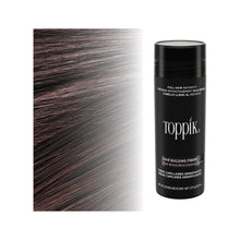 Load image into Gallery viewer, Toppik Hair Building Fibers, Dark Brown, 27.5g, Fill In Fine or Thinning Hair, Instantly Thicker, Fuller Looking Hair, 9 Shades for Men and Women , 0.97 Oz (Pack of 1)