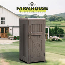 Load image into Gallery viewer, YITAHOME 60-Gallon Secure Package Delivery and Storage Box, Double-Wall Resin, Weatherproof, for Outdoor Use, Curbside or Porch, 8.5 Cubic Feet, Brown