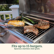 Load image into Gallery viewer, Cuisinart Chef's Style Tabletop Portable Propane Gas Grill with Dual Burners (20,000 BTUs Total), Small Grill for Camping & Tailgates, Barbecue Grill, Stainless Steel