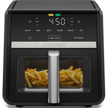 Load image into Gallery viewer, Chefman Air Fryer 9 Qt | TurboFry 7-in-1 High-Powered 450°F Cooking for Crispier and Even Results | XL Basket with Viewing Window | Air Fry, Bake, Broil, Reheat, Dehydrate, Defrost, Keep Warm