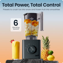 Load image into Gallery viewer, Chefman Obliterator 48 oz Countertop Blender for Smoothies, 1380W Motor to Crush Ice, Nuts, and Frozen Fruit with Stainless Steel Blade, Auto Blend Function, Includes Tamper and Scraper