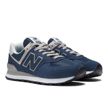 Load image into Gallery viewer, New Balance Women's 574 Core Sneaker, Navy/White, 5