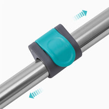 Load image into Gallery viewer, True & Tidy True Clean Mop and Bucket System, Includes Square Spin Mop, Dual Compartment Mop Bucket and 2 Thick Machine Washable Mop Pads (Spin Mop)