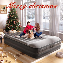 Load image into Gallery viewer, Ezyrest Queen Air Mattress Waterproof and Easy-to-Clean, Blow Up Mattress with Built-in Pump, Durable Inflatable Mattress with Pillow Design Suitable for Naps, Hosting a Friend and Camping