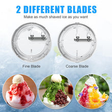 Load image into Gallery viewer, Shaved Ice Attachment for KitchenAid Stand Mixers with 8 Ice Molds, Ice Shaver Attachment, Snow Cone Attachment/Maker with Coarse and Fine Blades