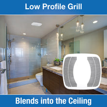 Load image into Gallery viewer, Air King 90 CFM Ceiling Mounted Snap-in Installation Bathroom, BFQ90 Exhaust Fans, Medium, White