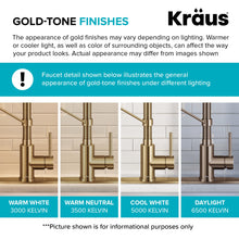 Load image into Gallery viewer, KRAUS Bolden Commercial Style 2-Function Single Handle Pull Down Kitchen Faucet in Spot-Free Brushed Brass, KPF-1610BB