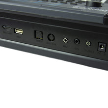 Load image into Gallery viewer, RockJam 61 Key Keyboard Piano with Pitch Bend, Power Supply, Sheet Music Stand, Piano Note Stickers & Simply Piano Lessons