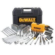 Load image into Gallery viewer, DEWALT Mechanics Tools Kit and Socket Set, 142-Piece, 1/4 & 3/8" Drive, MM/SAE (DWMT73802)