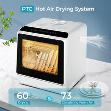 Load image into Gallery viewer, EUHOMY Mini Portable Dishwasher Countertop Compact Dishwashers, Tabletop Small Dishwasher with 5L Built-in Water Tank with 6 Modes and Baby Care for Apartments& RVs, No Hookup Needed